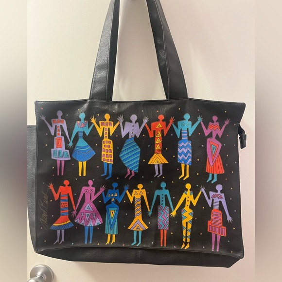 Laurel Burch Handbags - Laurel Burch Purse Tote Bag Shopper Fashion Models Women Dresses Tote Pre❤️